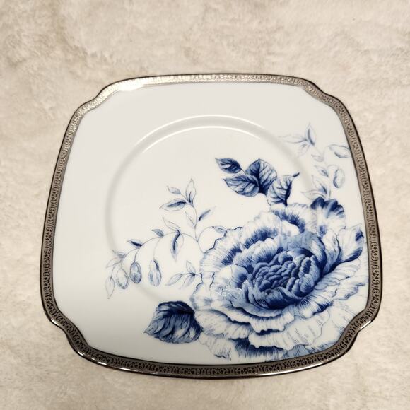 Charter Club Other - Charter Club Blue Buffet Square Accent Salad Plate
